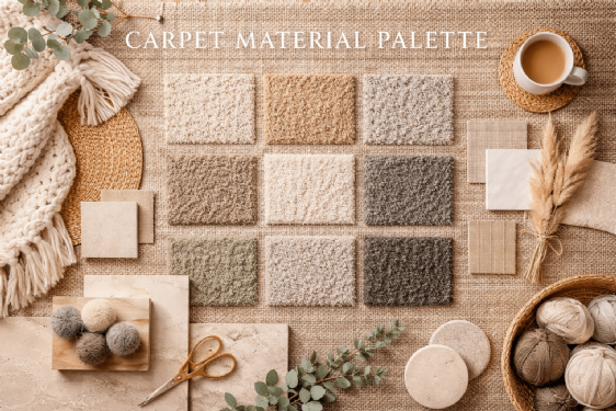 地毯材質與尺寸怎麼選？室內設計與裝修搭配技巧